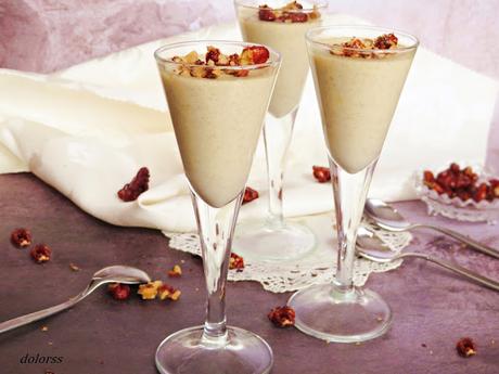 Natillas de  plátanos maduros (sin azúcar)