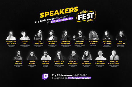 Llega la MiduFest: Conferencia de programación gratis y en Twitch Llega la MiduFest: Conferencia de programación gratis y en Twitch