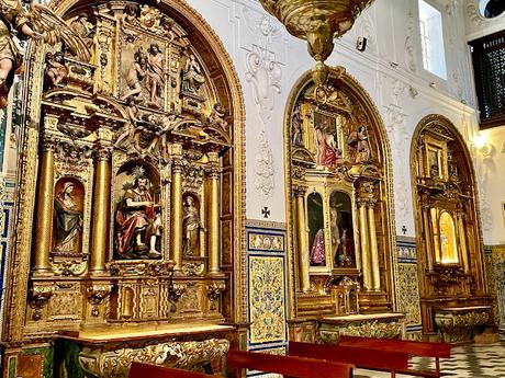 El Convento de Santa Paula (9): el muro de la Epístola de la iglesia.