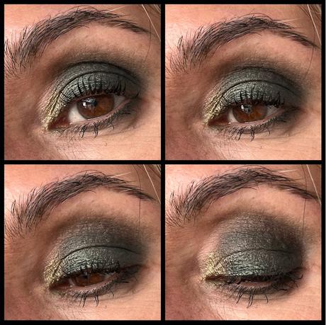 Maquillajes en tonos verdes...diferentes. 08