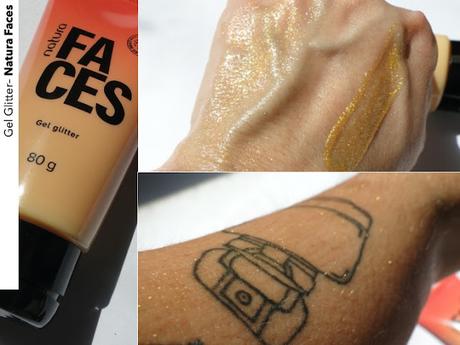 gel glitter dorado natura faces