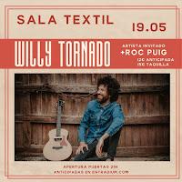 Concierto Willy Tornado en La Textil de Barcelona