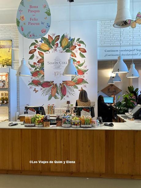Tienda de Simón i Coll en el Espai Xocolata