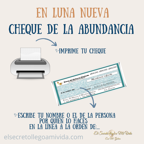 Hoy 21/3/23 Cheque de la Abundancia