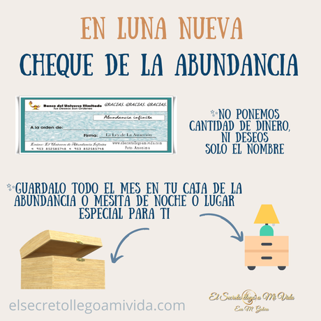 Hoy 21/3/23 Cheque de la Abundancia