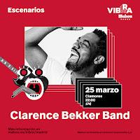 Concierto de Clarence Bekker Band en Clamores