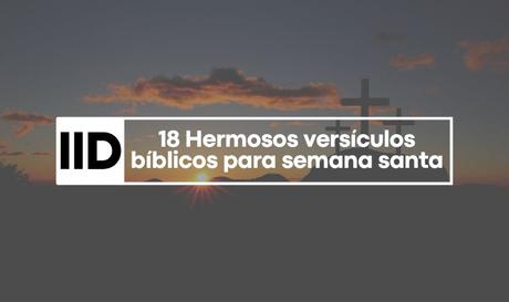 Versículos bíblicos para semana santa