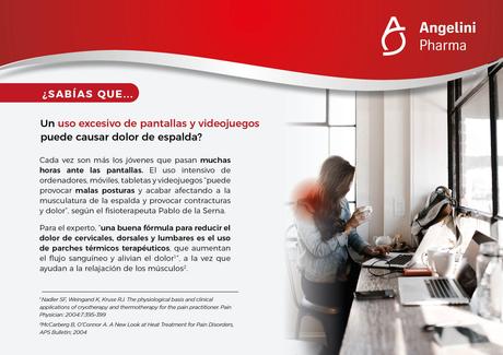 Sedentarismo, pantallas y videojuegos, causas del dolor de espalda entre los jóvenes
