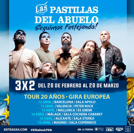 LAS PASTILLAS DEL ABUELO: 'TOUR 20 AÑOS'