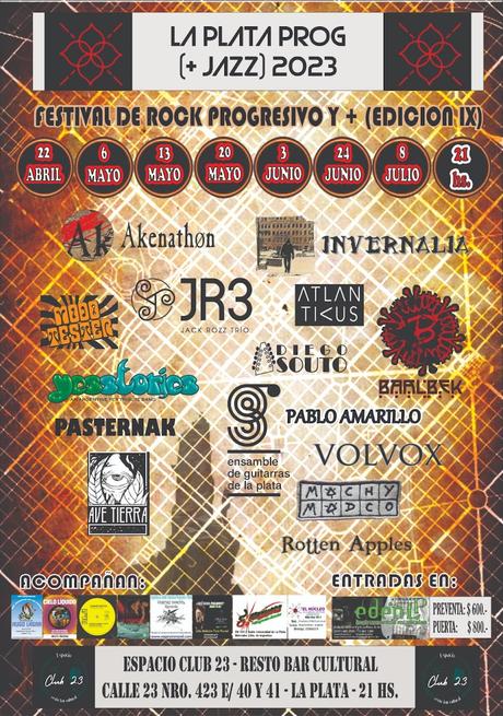 La Plata Prog (+ Jazz) 2023 La Plata Prog (+ Jazz) 2023