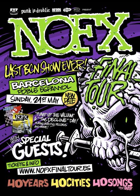 NOFX añade un tercer concierto a su adiós en Barcelona