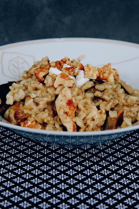 RISOTTO DE BOLETUS CON BERENJENAS