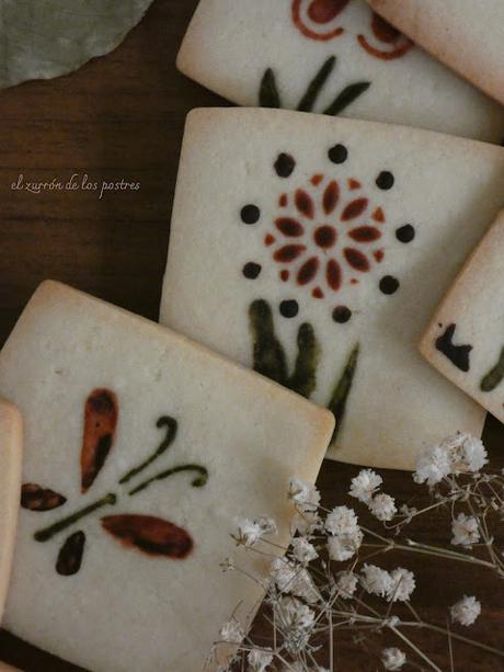 Galletas Primavera pintadas