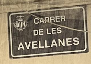 Calle de las Avellanas en Valencia