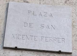 Plaza de San Vicente Ferrer en Valencia