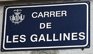 Calle de Les Gallines en Valencia
