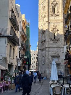 Calle Sombrerería en Valencia