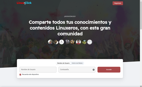 Red LinuxClick, una red social para informaticos