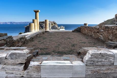 ruinas de los templos de kea