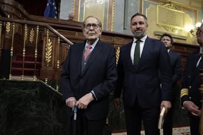 Fracasa en las Cortes la moción de censura de Vox.