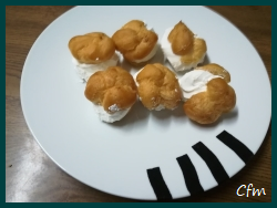Profiteroles de nata