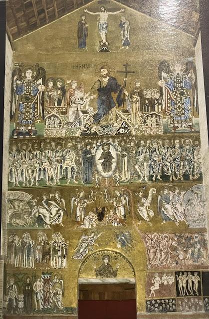 ROMÁNICO EN VENECIA. Torcello. Iglesia de Santa María Assunta. Mosaico del juicio final
