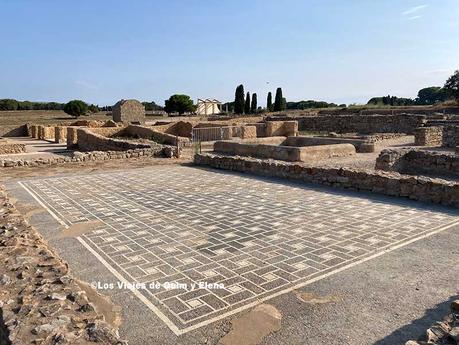 Mosaico en las Ruinas de Ampurias