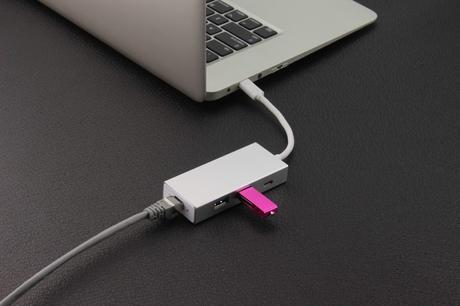 Memória usb rosa