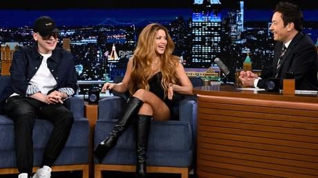 Shakira con Bizarrap en el Show de Jimmy Fallon.