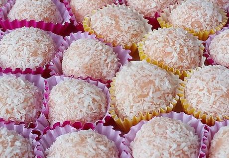 Bolitas de calabaza y coco Bolitas de calabaza y coco