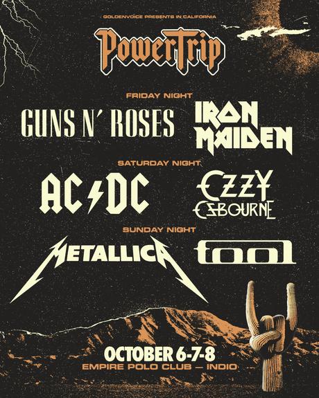 PowerTrip 2023: AC/DC, Guns n’ Roses, Metallica, Iron Maiden, Ozzy y Tool