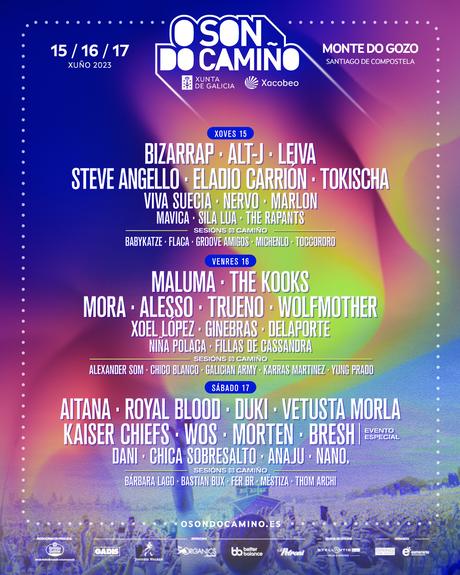 O Son Do Camiño 2023: cartel completo por días
