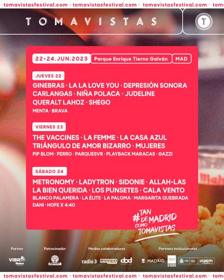 Tomavistas 2023: más confirmaciones y cartel por días