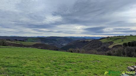 Vista desde Busqueimado de Santa Eulalia de OSCOS