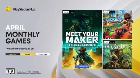Sackboy: A Big Adventure, Meet Your Maker y Tails of Iron se confirman como los juegos del mes de abril para PS Plus 2b618ff971cc16d08610c4a561b1a9754d45e3fb