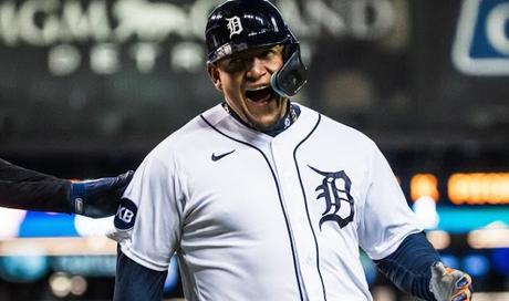 #MLB: | Miguel Cabrera (@MiguelCabrera)  y su primer gran batazo con el uniforme de #Detroit (VIDEO)