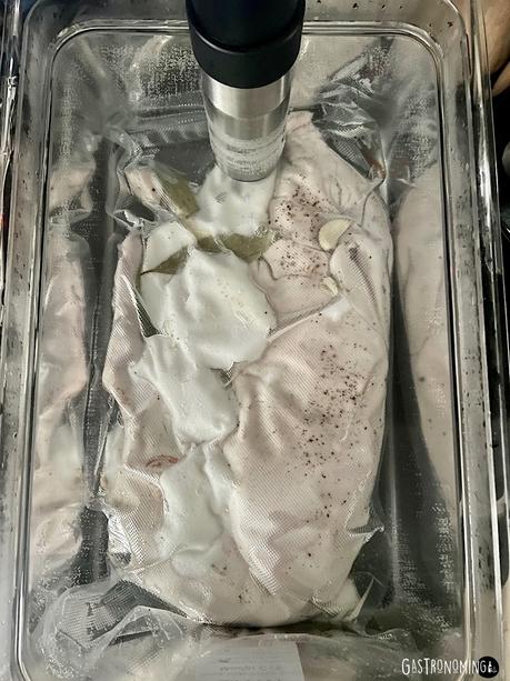 Cochinillo confitado (sous vide)