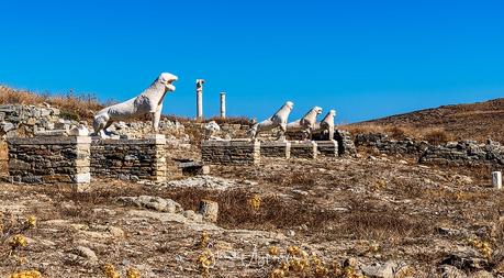 Terraza de los Leones, Delos