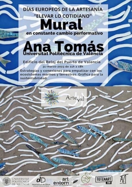 Mural en constante cambio performativo por Ana Tomás