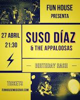 Concierto de Suso Díaz & The Appaloosas en Fun House Music Bar Madrid