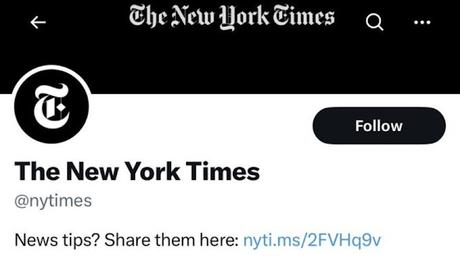 El New York Times perdió marca de verificación en Twitter al negarse a pagar la suscripción «premium»