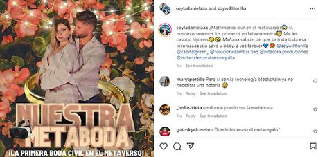 #TECNOLOGIA: | Así fue la Primera boda latinoamericana en el #metaverso