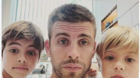 Gerard Piqué se despidió de sus hijos antes de que Shakira se los llevará a Miami