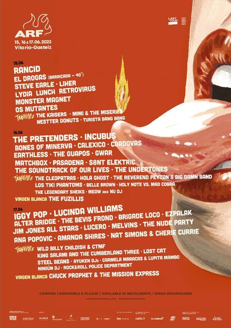 Horarios del Azkena Rock Festival 2023