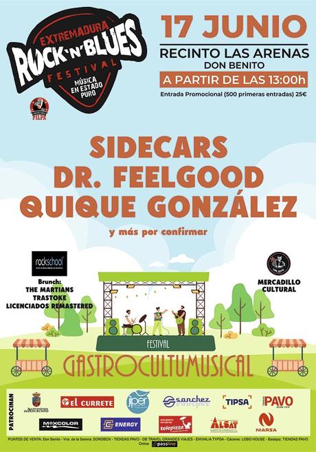 Rock n Blues Festival, el 17 de junio en Don Benito