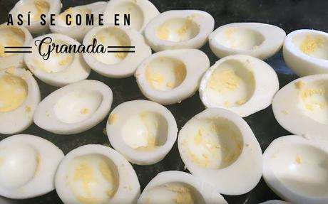 Huevos rellenos de anchoas