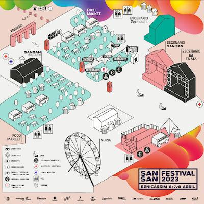Plano Recinto SanSan Festival 2023