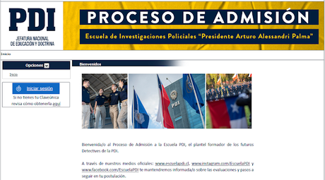 Policía de Investigaciones de Chile (PDI) abre proceso de admisión 2024.