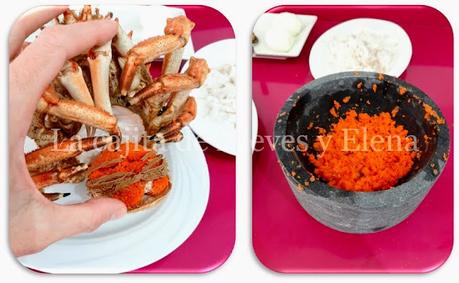 Centollo frio a la pescadora Centollo frio a la pescadora