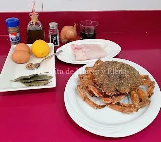 Centollo frio a la pescadora Centollo frio a la pescadora